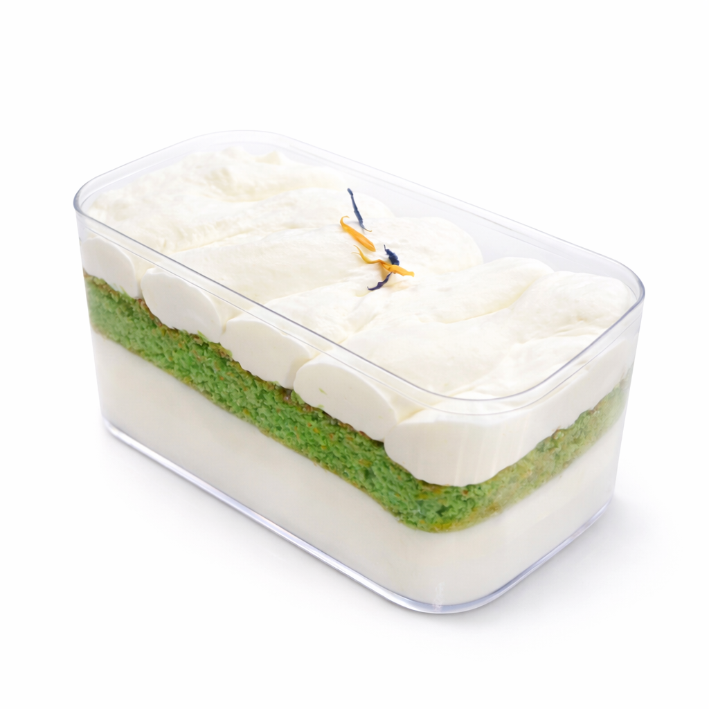 0-sugar Pandan Coconut Jelly Cake